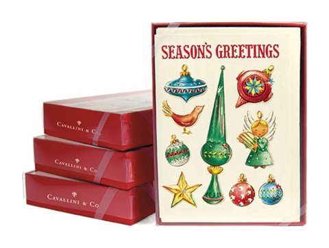 Christmas Ornaments Boxed Cards