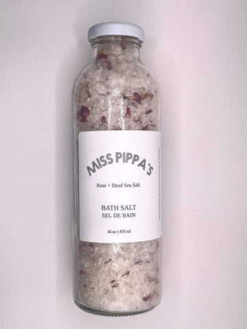 Miss Pippa's rose bath salt.